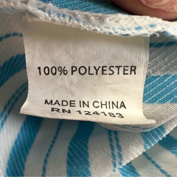 Jon & Anna Casual Striped Button-Up Contemporary Blouse - Picture 10 of 10